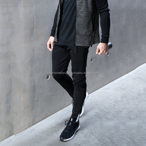 2026 Men <b>Jogger</b> Pants Custom Logo <b>Slim</b> <b>Fit</b> Tapered Track Pants <b>Black</b> Athletic Training Gym Sweatpants Running Trousers Wholesale - Product Image 4
