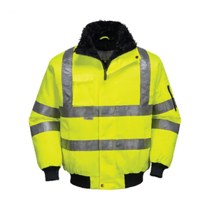 Ropa de Seguridad Reflectante de Alta Visibilidad, Chaqueta de Trabajo Impermeable y Resistente, Conjunto de Uniforme Profesional de Trabajo de Clase 2 - Product Image 5