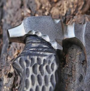 STEEL CRAFT INTERNATIONAL Hand-Forged Damascus Carbon Steel <b>Axe</b> 12" Stylish raindrop Handle DIY Grade ODM 1 Year Woodworking - Product Image 4