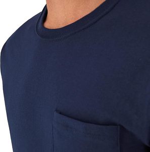 Vente en gros de T-shirts pour hommes en coton 100% épais, personnalisés avec impression sérigraphiée sur le devant, anti-boulochage, séchage rapide, écologiques, coupe décontractée classique - Product Image 5