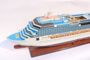 Modelo de Barco de Madera Premium Costa Pacifica |   Arte de Cruceros al Mejor Precio |   Mejor Barco de Madera Artesanal |   Exhibición de Crucero de Lujo - Product Image 2