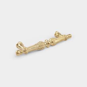 Premium Brass Floral Wardrobe Handle Decorative Cabinet Door Pull Luxury Home Furniture Hardware Manufacturer for Home Hotel Use - Product Image 6
