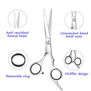 Tijeras de Peluquería Profesionales de Acero Inoxidable Japonés para Cabello, Marca Privada ANAAIF - Product Image 2