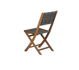 Silla plegable de cuerda de eucalipto | Asiento tejido a mano Silla de patio al aire libre | Marco de madera maciza que ahorra espacio Proveedor de Vietnam - Product Image 2