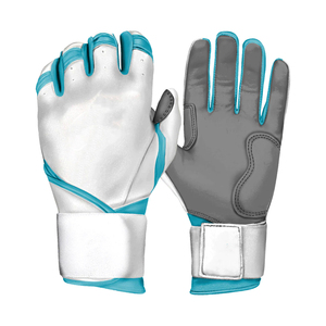 Classical Trends Leather <b>Baseball</b> Batting <b>Gloves</b> Model Mb7 Hook Loop Closure Ambidextrous Breathable Flexible Athletic Training - Product Image 3