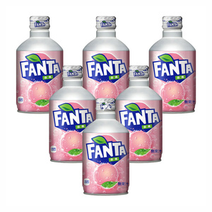 Fournisseur en gros de Fanta White Peach Japan 300ml, soda japonais aromatisé à la pêche, original. - Product Image 3