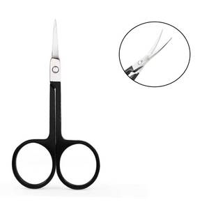 Ciseaux de manucure à lame en acier inoxydable, manche en acier, pointe aiguisée, coupe-cuticules, outils de beauté pour droitiers, pour la manucure et le nail art - Product Image 1