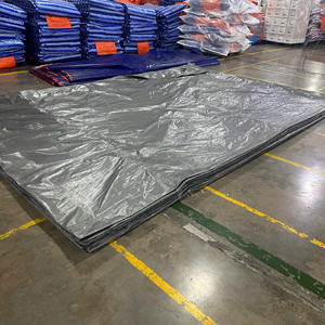 HEAVY DUTY Waterproof Tarpaulin <b>Silver</b> Color High Durability Large Capacity Size Options Color Options Protective Sheet Roll - Product Image 3