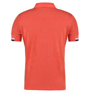Polo de Algodón Jersey Sólido con Bordado de Moda, Corte Ajustado, Suave y Cómodo, para Uso Diario Informal, Transpirable, Camiseta con Cuello para Verano - Product Image 4