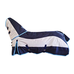 Couverture d'hiver pour cheval de haute qualité, couverture pour cheval avec couvre-cou amovible, couverture imperméable, doublure matelassée - Product Image 1