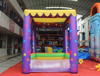 Tente gonflable pour enfants, combo kiosque et parcours de jeux, piste de course, château gonflable extérieur décoré, petite machine distributrice, carnaval
