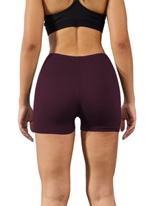 Women High Waist Yoga Shorts Breathable Seamless Workout Gym <b>Running</b> Fitness Shorts - Product Image 2