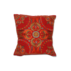 หมอนอิงผ้าคอตตอนปักสไตล์โบโฮสีดำงานแฮนด์เมด100% แนวชนบทสดใหม่ขนาด20x20นิ้วเหมาะสำหรับขายส่ง - Product Image 6