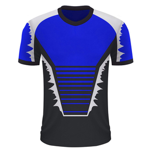 T-shirts pour hommes en tissu lisse imprimé par sublimation, respirants, en polyester, pour usage quotidien, vêtements pour hommes imprimés par sublimation. - Product Image 5