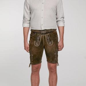 Hosen, Pantalones Cortos Bávaros Trachten de Estilo Alemán, de Alta Calidad, 100% Algodón Felpa para Hombre - Product Image 2