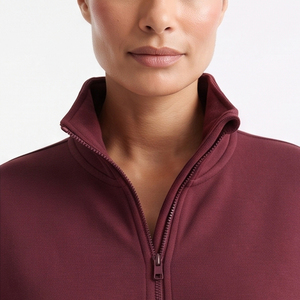 Conjunto Deportivo de Maternidad con Cierre Completo para Mujer, Pantalones Deportivos de Maternidad con Bolsillos Laterales, 100% Algodón, Traje Deportivo de Maternidad y Lactancia - Product Image 3