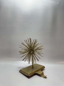 Soporte de aluminio fundido para calcetines de reno, gancho de metal resistente para chimenea, decoración navideña, soporte de ciervo dorado de pie - Product Image 6