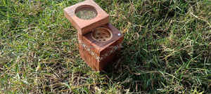 Brûleur d'encens bakhoor moderne de luxe en nacre, design arabe artisanal, cadeau pour le ramadan et l'Aïd - Product Image 2