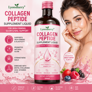 Suplemento Líquido de Péptidos de Colágeno LyonsBarry para Reafirmar la Piel, Darle Brillo, Elasticidad y Fortalecer las Uñas - Product Image 3
