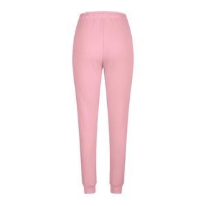 Pantalon de jogging léger pour femme avec cordon de serrage à taille haute, en molleton, pour entraînement sportif, avec poches, en polyester/coton - Product Image 2