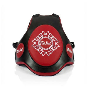 Protège-corps en cuir PU pour entraîneur de Muay Thai – Bouclier corporel pour entraînement de boxe et de kickboxing – Logo personnalisé OEM disponible - Product Image 4