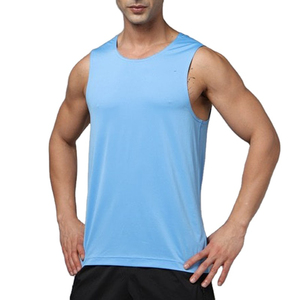 Camiseta sin Costuras para Maratón para Hombre, Ligera, Transpirable, de Poliéster, con Tirantes, de Buena Calidad, para Gimnasio y Deportes - Product Image 1