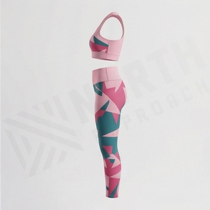 Conjunto de Yoga sin Costuras de Secado Rápido para Mujer, Sujetador Deportivo Reversible, Leggings Transpirables, Ropa Deportiva, Color Personalizado - Product Image 3
