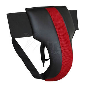 New Leather <b>Groin</b> <b>Guard</b> with Breathable Material Protective & Eco-Friendly for Boxing MMA Karate Sports Workouts - Product Image 6