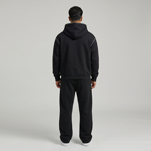 Ensemble de survêtement pour homme en promotion – Tenue décontractée personnalisée, pull et pantalon, style streetwear - Product Image 2
