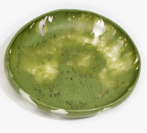 Plato de Resina de Diseño Clásico y Moderno, Platos Japoneses para Ensalada, Frutero con Textura de Mármol, Hecho a Mano, Duradero, para Bodas - Product Image 3