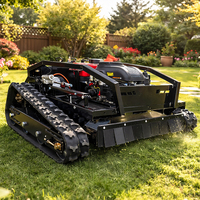 Tondeuse à gazon automatisée télécommandée sur chenilles à braquage zéro, certifiée CE EPA, 500mm 800mm 1000mm, pour jardin