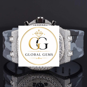 Premium Quality Green Analog Moissanite Diamond Watch for Gifting Special Occasions and Formal Events Available for Best Price - Product Image 6