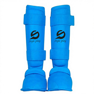 Protectores de Espinilla para Entrenamiento de MMA, Kick Boxing y Muay Thai, Diseño Personalizado, en Oferta, con Almohadilla de Espuma y Cuero - Product Image 1