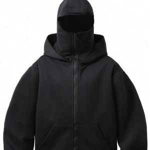 Hoodies balaclava pour hommes personnalisés avec personnalisation complète disponible dans toutes les couleurs et de très haute qualité - Product Image 1