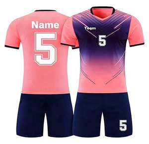 Uniforme Deportivo Personalizado para Equipos, Transpirable, de Secado Rápido, Conjunto de Camiseta de Fútbol para Adultos, 100% Poliéster Malla, para Clubes de Fútbol - Product Image 3
