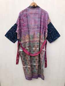 Kimono de Seda con Diseño Bohemio Vibrante y Elegante, Perfecto para la Temporada de Verano, Abierto por Delante, para Mujer, Traje de Playa - Product Image 2