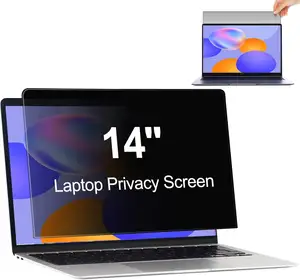 ترقية لفلتر شاشة الخصوصية متوافق مع شرائح Macbook Air 13.6'' M2 ، قابلة للإزالة ، مضادة للون الأزرق ،ضد الانعكاس في الحاسوب المحمول