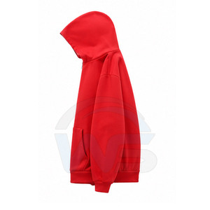 Breathable Comfortable Full Zip Hoodie 100% Cotton Solid Eco-Friendly Durable Stitching Custom Manufacturing Factory Supplier - Product Image 4