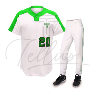 Good Quality Hot Selling Short Printed Baseball Uniforms 100% Polyester Custom Team Name Unisex Adult Breathable Plus Size - Product Image 4