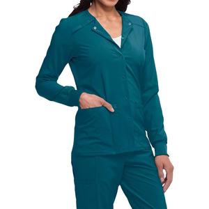 Ensembles de Blouses Médicales Multi-Couleurs de Haute Qualité pour Infirmières et Médecins, Uniformes à Manches Longues pour Femmes, en Tissu Jersey, Tenue Médicale - Product Image 5