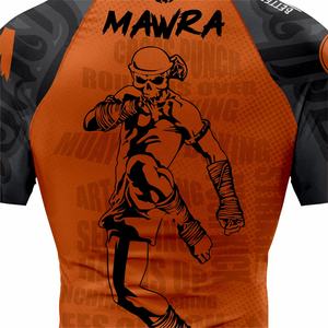 Camiseta de Compresión Rashguard Personalizada para Muay Thai, Unisex, BJJ NoGi, Entrenamiento de MMA, Manga Corta, Ecológica - Product Image 5