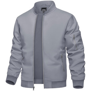 Men's <b>pink</b> Suede Safari <b>Jacket</b> Crew Neck Zipper Closure Casual Style Autumn Wear New Design <b>Waterproof</b> Windproof Hot Sale High - Product Image 3