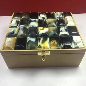 High Quality Natural Buffalo Horns Decorative Jewelry Box for Tableware Organization - Product Image 4
