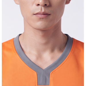 Camiseta de Baloncesto Profesional para Hombre, Transpirable, Personalizada, Sublimada, sin Mangas, con Cuello en V - Product Image 5