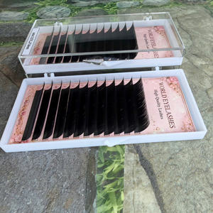 Extensiones de Pestañas Sintéticas Nhu Y Eyelash B C CC D M L LD de Volumen Completo, Longitud de 4-22mm, Grosor de 0.03-0.20mm, Bandejas de Pestañas Individuales en Abanico - Product Image 3