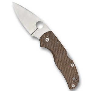 Couteaux pliants d'extérieur haut de gamme avec manche texturé marron, lame pointue en acier inoxydable, trou pour le pouce et clip métallique - Product Image 3