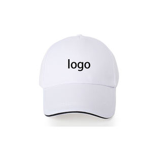 Gorra de Béisbol Personalizada de Alta Calidad, 6 Paneles, 100% Algodón, Logotipo Bordado, Blanca, Unisex, sin Estructura, Ajustable, Diseño de Puntos Argyle - Product Image 1