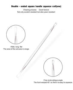 Kit de 7 Herramientas de Acero Inoxidable para Eliminar Puntos Negros y Acné Facial con Bolsa de PU - Product Image 2