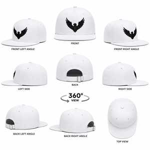 Premium White <b>Snap</b> back <b>Cap</b> with 3D Eagle Embroidery White Cotton <b>Snap</b> back <b>Cap</b> Unisex White Adjustable <b>Snap</b> back <b>Cap</b> - Product Image 6