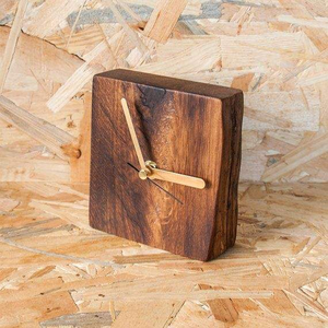 Reloj de Pared Grande de Madera con Diseño Circular Láser para Decoración del Hogar - Product Image 1